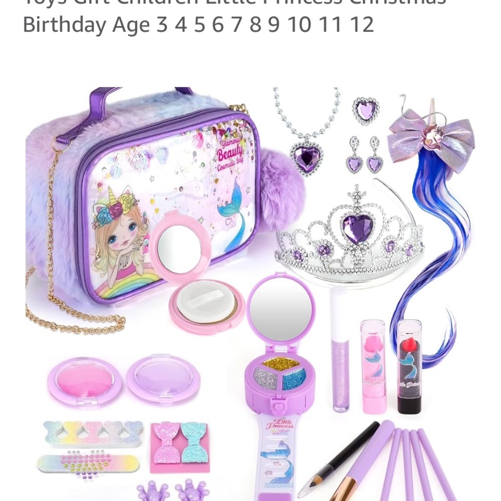 NIB- Princess Beauty Cosmetic bag for kids